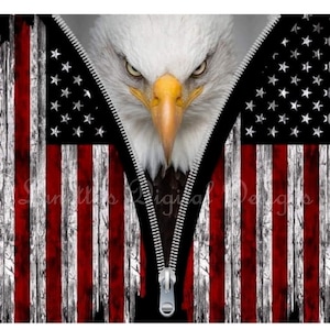 American, Patriotic, 20oz Skinny Tumbler Wrap, Digital Download, PNG File