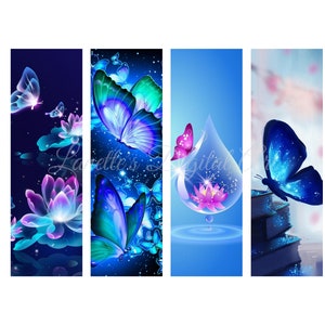 Mystical Butterfly Pen Wrap Decals, Instant Download, Digital Download, PNG Files