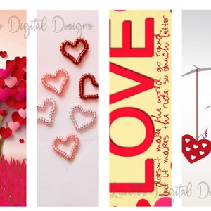 Valentine&#39;s Day Pen Wrap Waterslide Design Digital File is a PNG