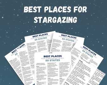 50 States Stargazing Guide | Family Road Trip Planner (PDF)