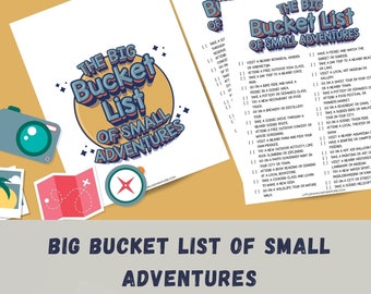 Big Bucket List of Small Adventures | Experience Checklist for Families |