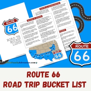 Route 66 Road Trip Bucketlist | Car Ride Activities for Families