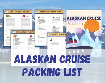 Alaska Cruise Packing List | Printable Travel Checklist (PDF Download)