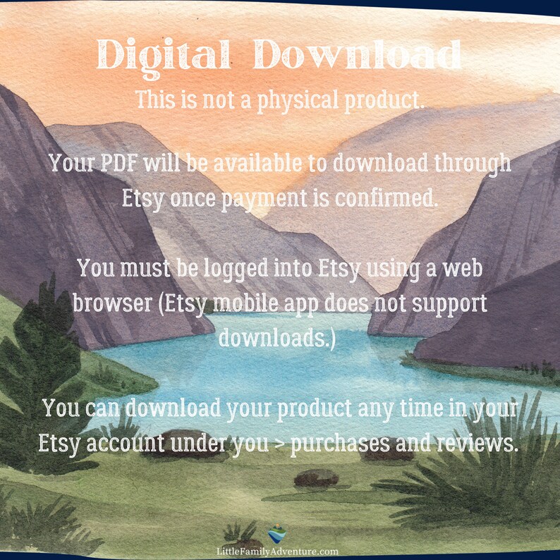 Children's Nature Journal & Outdoor Activity Book | Digital Download ...