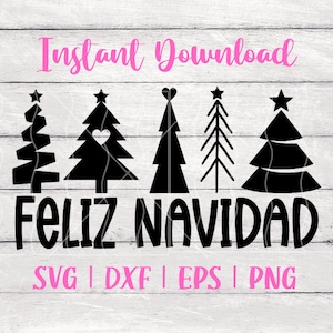Feliz Navidad SVG | Navidad Digital Download | SVG Bundle | Svg for Cricut | Instant Download