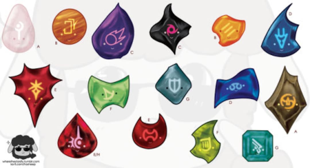 FF14 Job Stones 3D Print Digital STL Files - Etsy