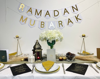 Bandierine per il Ramadan Mubarak, bandierine per il Ramadan, decorazioni per il Ramadan, decorazioni per il Ramadan, decorazioni per la casa per il Ramadan