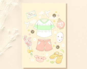 Postcard - Chihiro's outfit