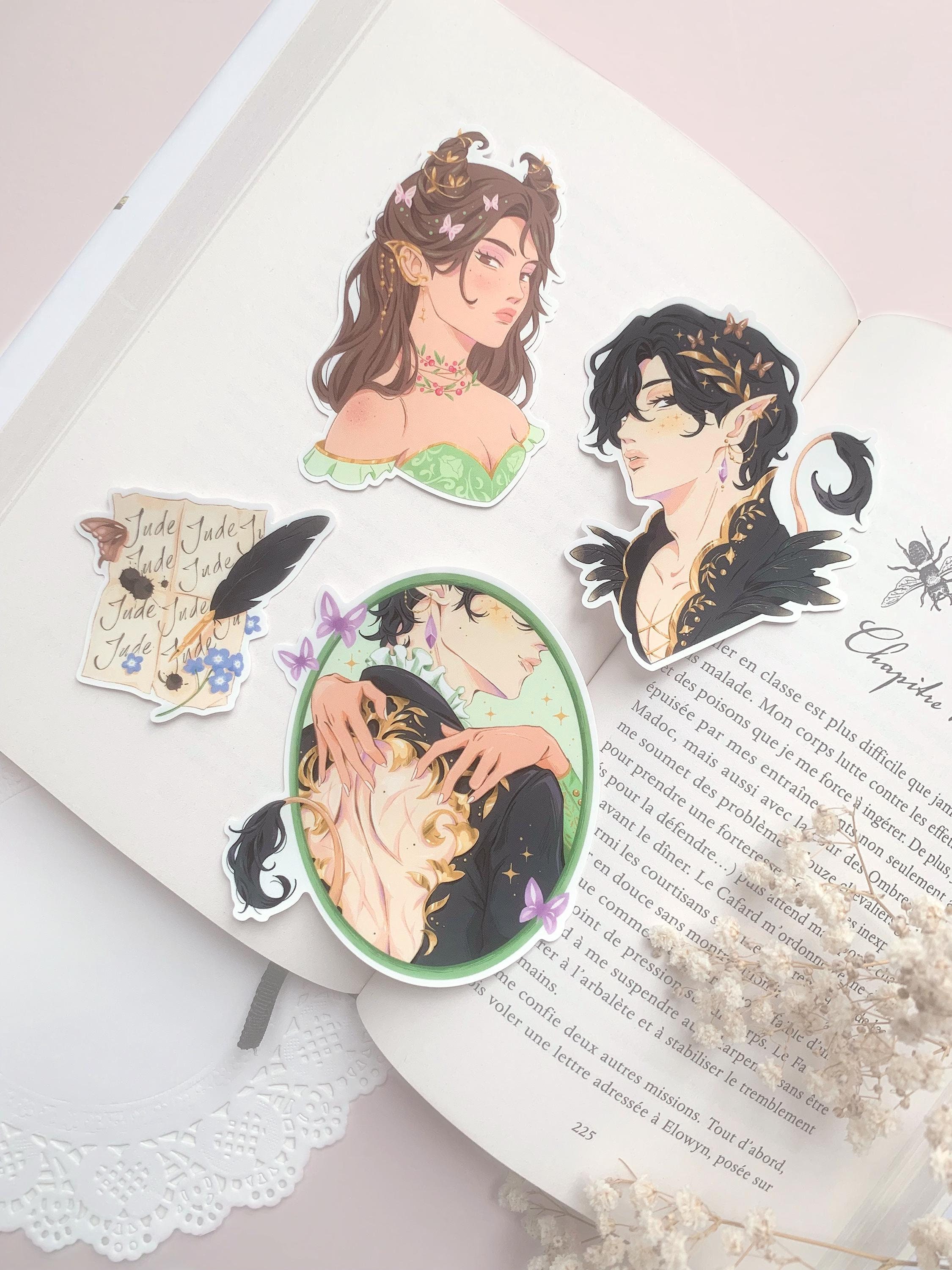 Pegatinas - El Príncipe Cruel - Etsy España