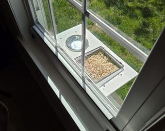 Window Bird Feeder: No Suction Cups, Multi-Story Homes, Bird Watchers Dream