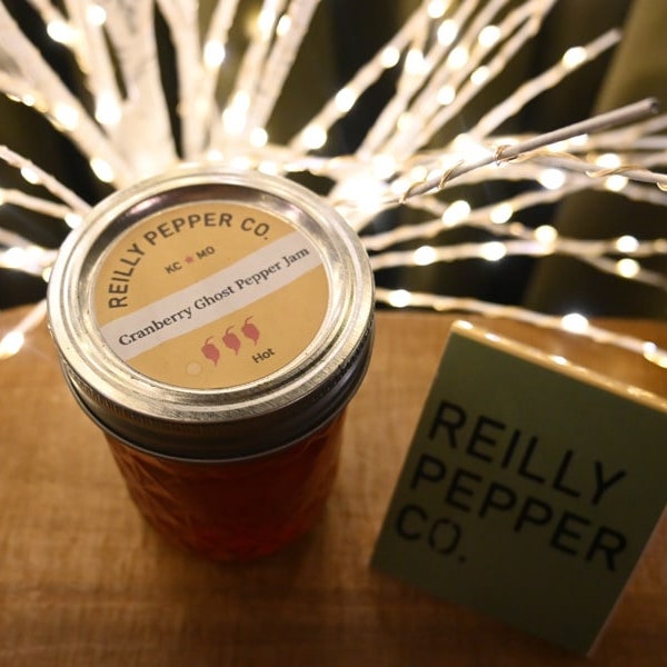 Hot-Cranberry Ghost Pepper Jelly