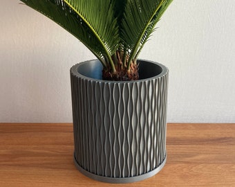 KLUNAS - plant pot | Planter | Suitable for cacti, succulents, flowers and smaller plants | 3D printing