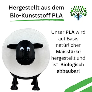 YIGII 2er Set Toilettenpapierhalter Schaf – Lustige Badezimmer-Deko Mit Abreißfunktion, Selbstklebend Oder Stehend