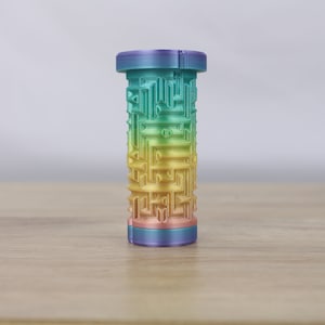 Einzigartiger Labyrinth Geldversteck Cryptex Kreatives Geschenkverpackungsdesign aus 3D-Druck, Geburtstagsgeschenkidee, Made in Germany Bild 8