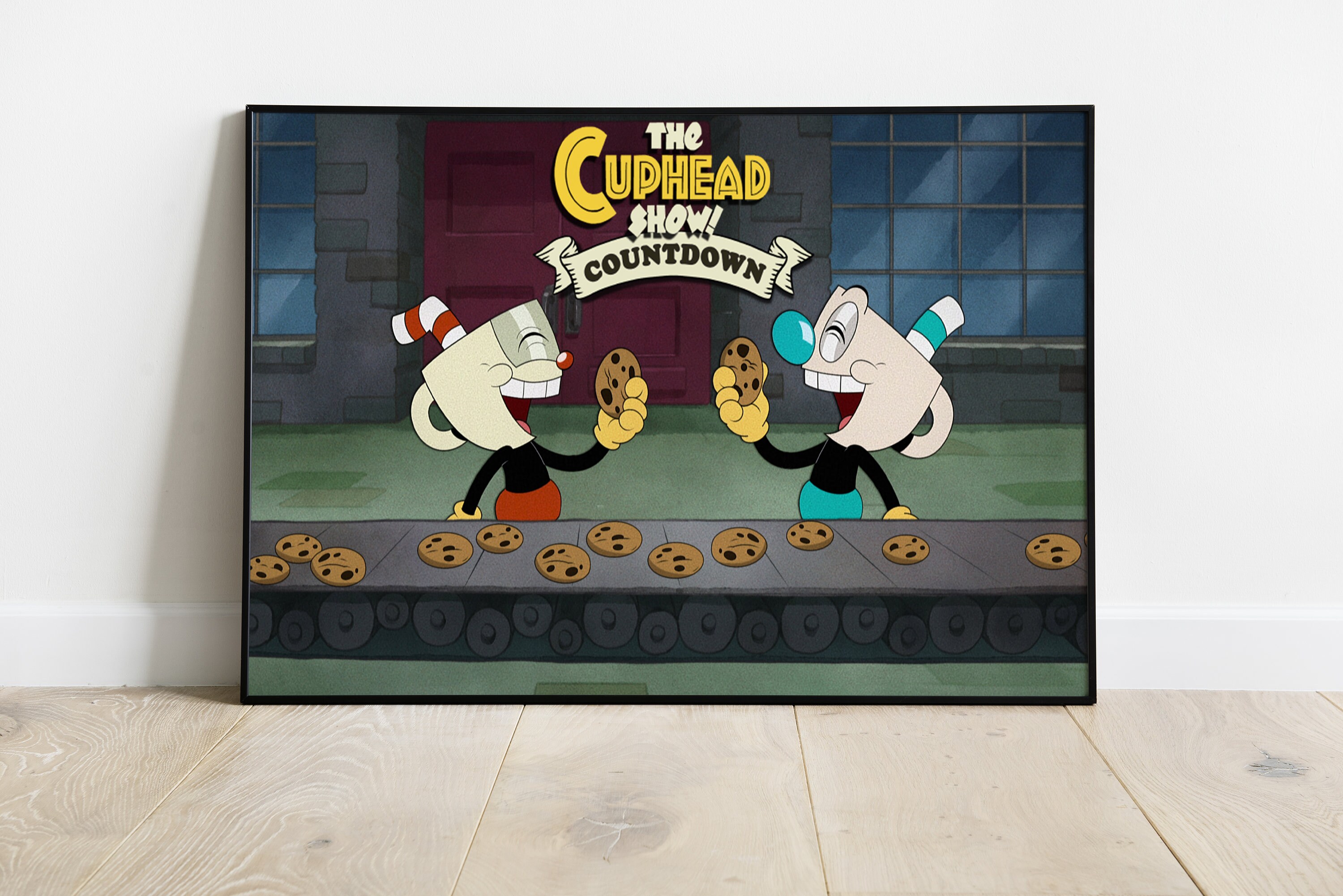 The Cuphead Show Wall Poster the Cuphead Game Wall Arttru Etsy Singapore