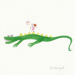 Opera originale. 12,8 x 9,2 cm. Disegno unico, su carta per acquerello. Fatto a mano. Opera di Rodrigo Pareja. Disegno firmato su carta per acquerello.