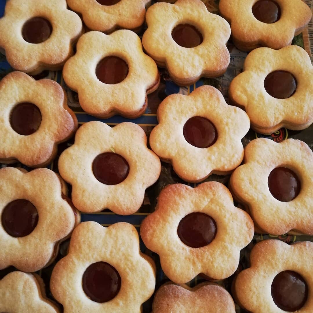 Biscuits Sablés à La Confiture d'aubépine 100Gr