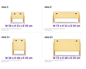 Plywood Kids Toy Storage Shelf – Montessori Playroom Furniture