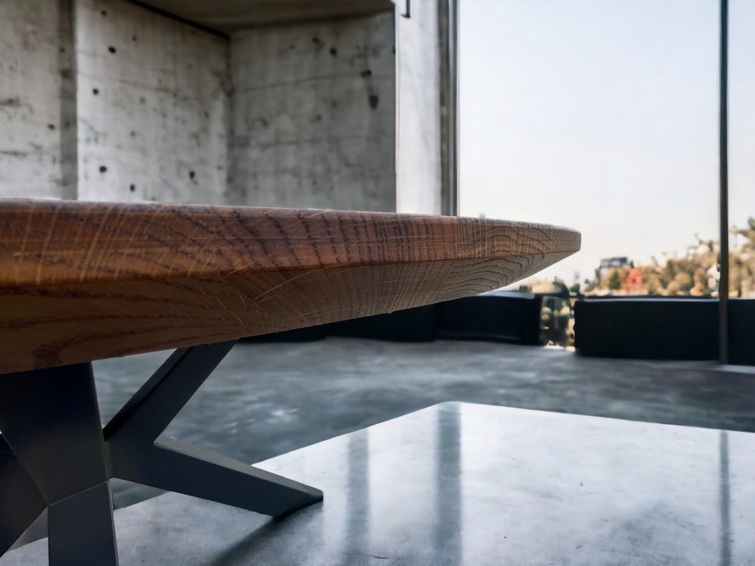 Expandable Round Table With Metal Legs, Round Dining Table, Extension