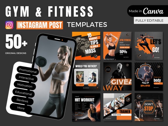 Fitness Templates | Gym Templates | Personal Trainer Templates| Sports Templates