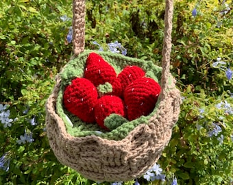 Sac panier à fraises