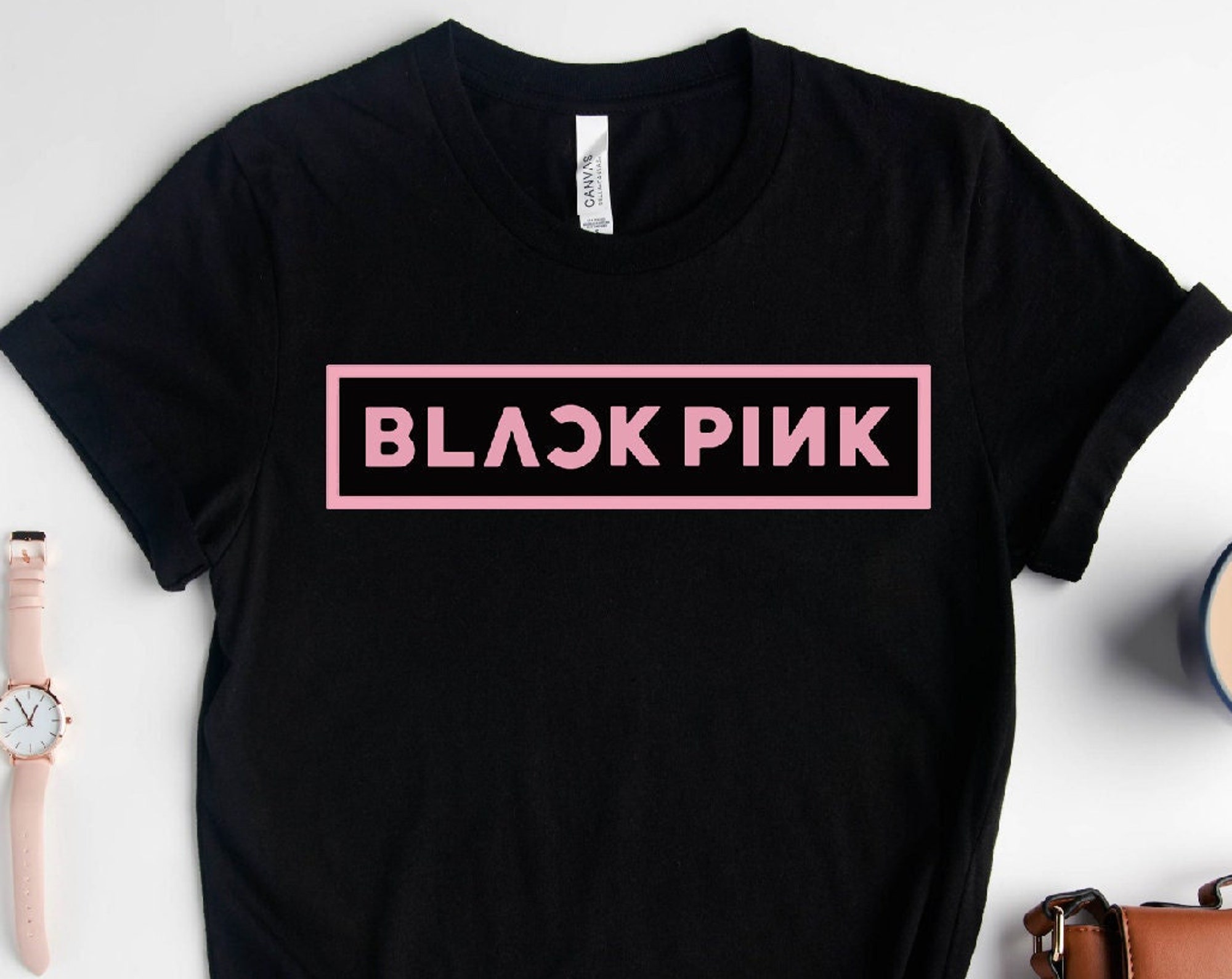 Discover Maglietta T-Shirt BlackPink Uomo Donna Bambini - Blackpink In Your Area Regalo Kpop