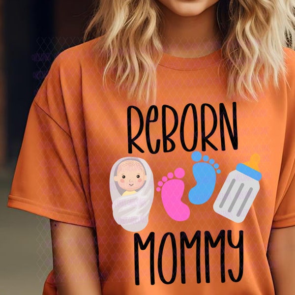 Reborn mommy png, reborn doll png, sublimation design,  sublimation png, digital file, printable, reborn doll, reborn doll mom, baby doll,