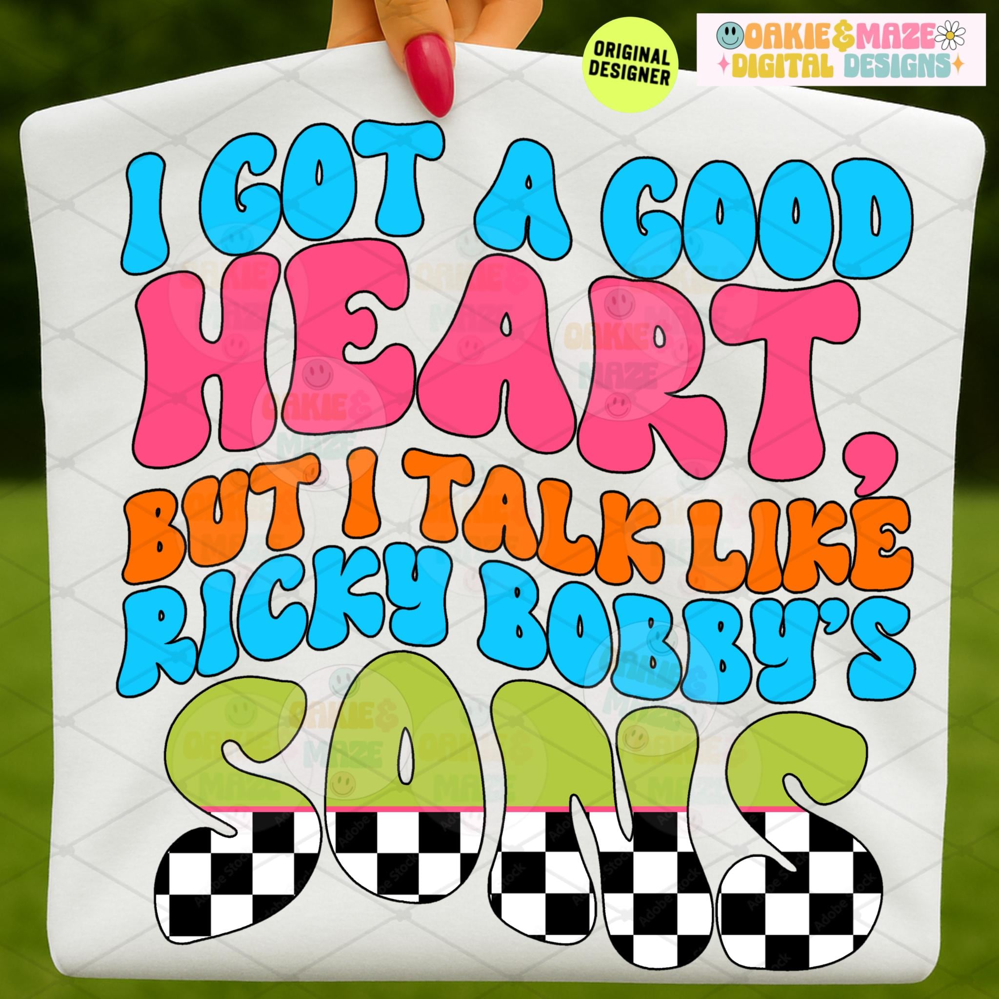 Confezione Adesivi Talladega Nights - Film Cult, Nuovi