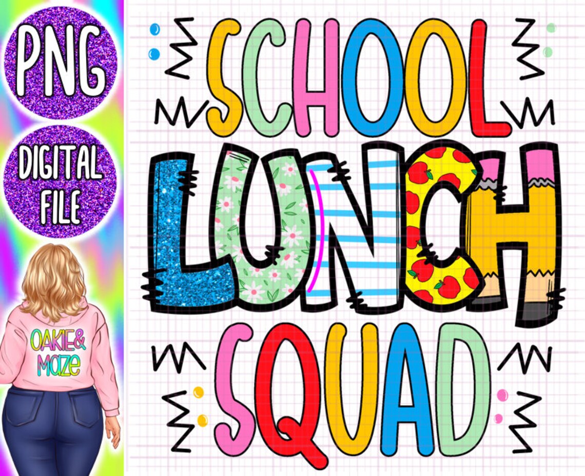 Lunch Lady Png Cafeteria Worker Png School Lunch Lady Gift - Etsy