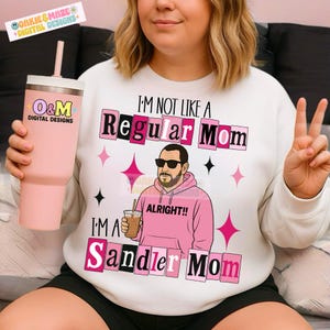 Sandler Mom PNG Funny 90s Retro Sublimation Design, Adam Sandler Meme Graphic, Cozy Sweatshirt Clipart, Digital Download