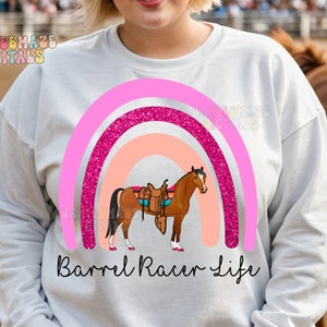 SALE Barrel racing race racer life rodeo horse Ready to print sublimation png File heat transfer sublimation art image digital download