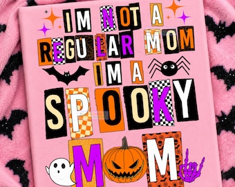 Spooky mom png, spooky mama Halloween design spooky season png fall October pumpkin coquette png, costume design, png sublimation file, png
