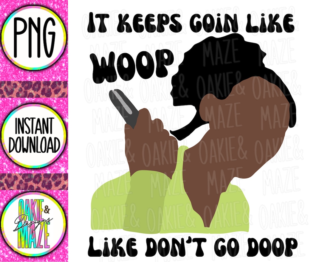 Funny Straightener Woop Dont Go Doop Meme Video Ready to Print