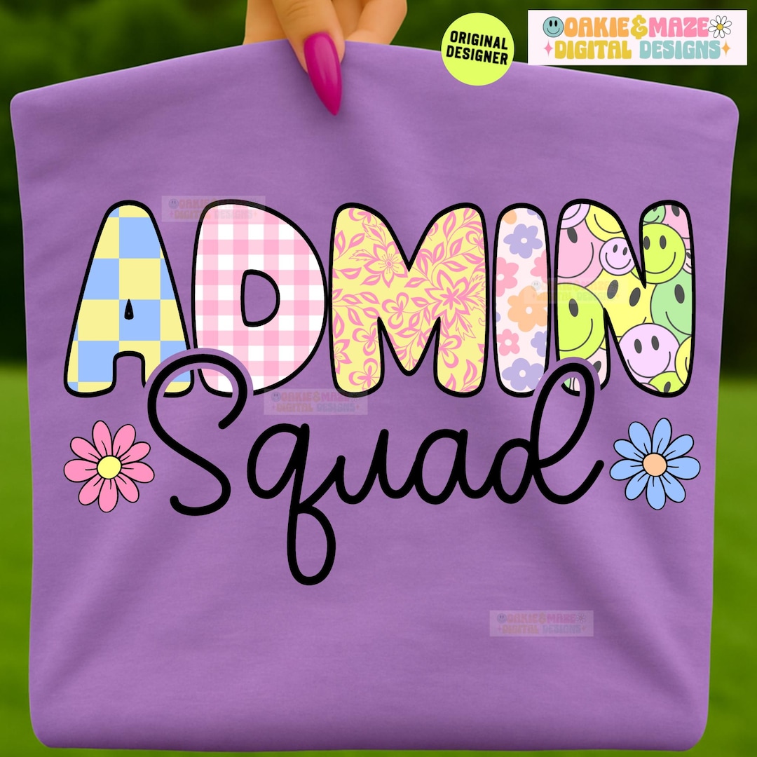 Admin Squad Cute Women Administrator Administration Job Work School ...