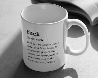Mug définition amusante : cadeau d'explications de dictionnaire fantaisie