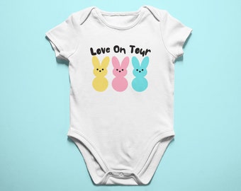 Love On Tour Body pour bébé | Body bébé TPWK | Body Lapin | Lapin