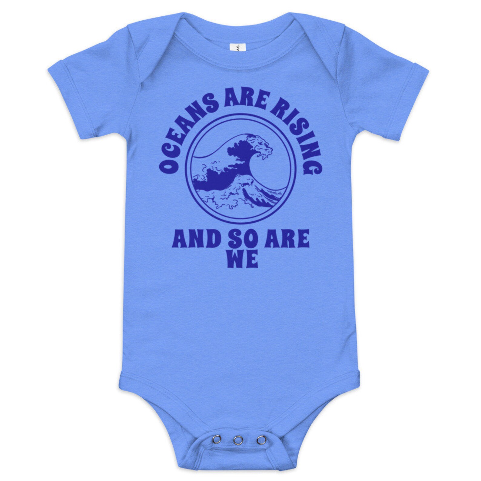 Oceans Are Rising so Are We Baby Bodysuit, Climate Change Baby ...