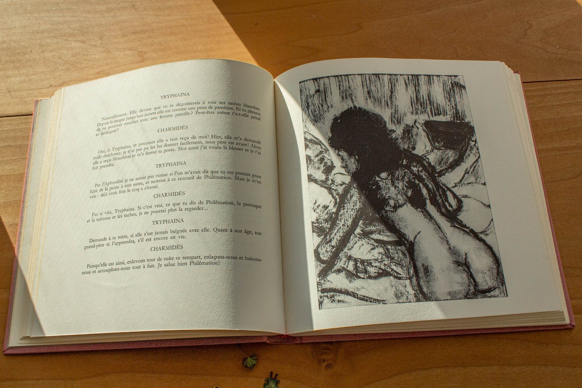 Mimes Des Courtisanes: Dialogues of the Courtesans; by Pierre Louys Translated by Guy Daniels; Illustrations by Degas; 1973