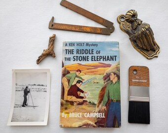 The Riddle of the Stone Elephant: A Ken Holt Mystery, by Bruce Campbell, 1949 Vintage Book