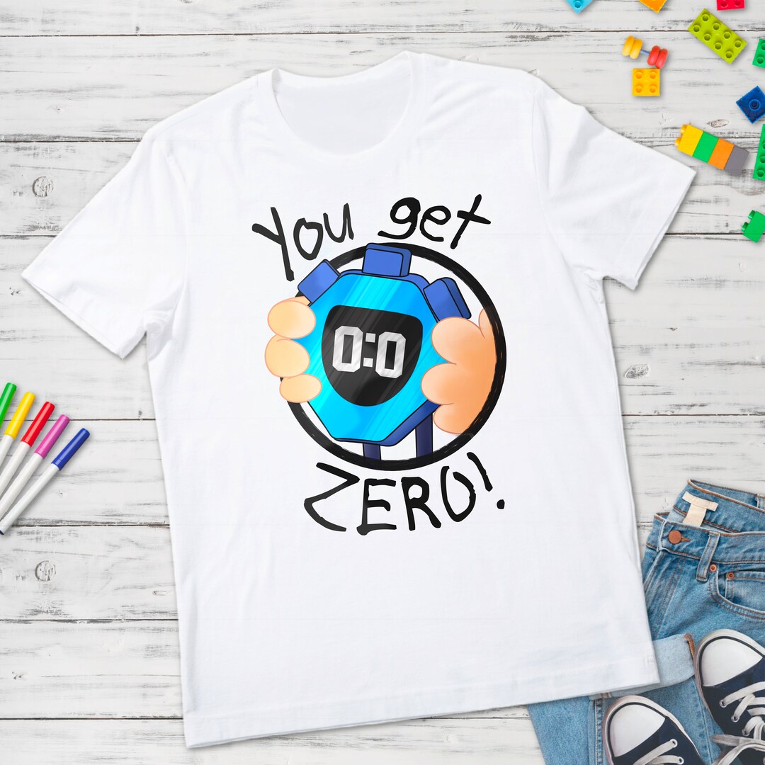 You Get Zero Stopwatch Shirt Bluey Inspired Bingo Obstacle Etsy