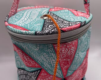 Yarn Storage Bag. 11 designs to choose from. Wool Knitting Zip Project Storage Bags Handle. Holds one ball of wool/yarn