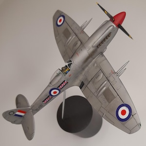 Pro-built Spitfire F Mark 22 Britse RAF-jager Airfix-modelset op schaal 1:72 voor verzamelaars