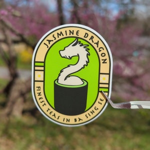 Jasmine Dragon Logo - 3" Vinyl Sticker - Weatherproof!