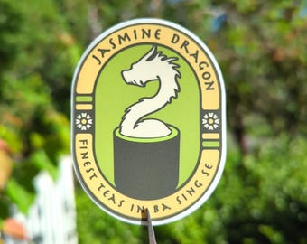 Green Dragon Logo - 3" Vinyl Sticker or Sticker Pack - Weatherproof!