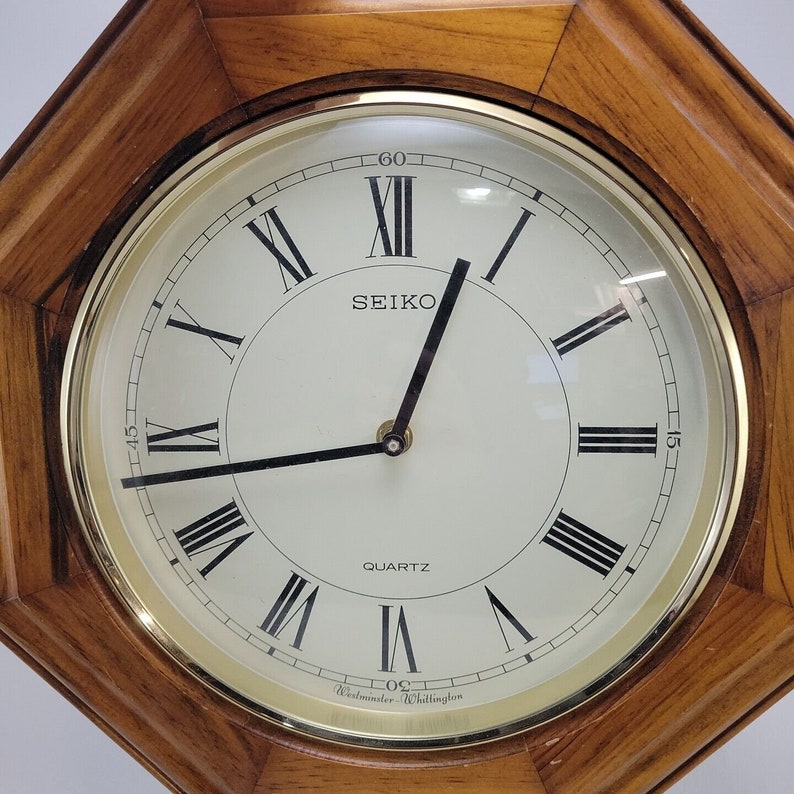 Seiko Schoolhouse Pendulum Wall Clock, Tested Working Etsy