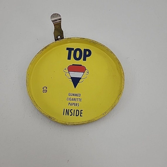 Vintage Top Cigarette Tobacco 7oz Tin Can Lid Only