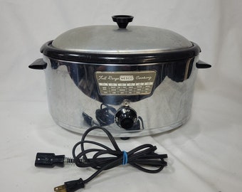 Corning Ware Electrics Roaster Slow Cooker SCO 150 White Removable Crock 5.5 Qt Etsy