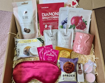 Coffret cadeau pour elle, Coffret spa, Coffret spa pour elle, Kit soins personnels, Coffret cadeau soins personnels, Cadeau pour femme, Trousse de soins pour elle, Panier d'amis