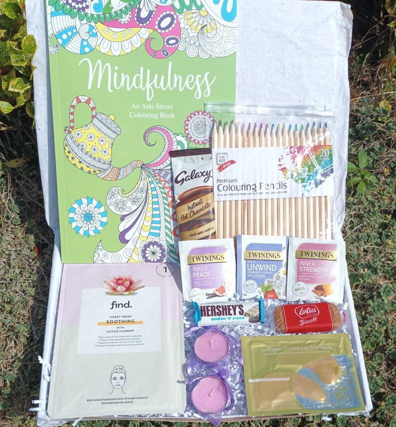 Mental Health Box Distraction Box Self Care Package Anxiety Etsy