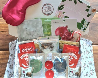 Spa verwen cadeaudoos voor haar, zelfzorgcadeauset, ontspanningskit, verwenmand, verjaardagscadeaumand, Thinking of You-cadeau, cadeau voor vriend